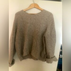 Vince Heathered Beige Women's Sweater